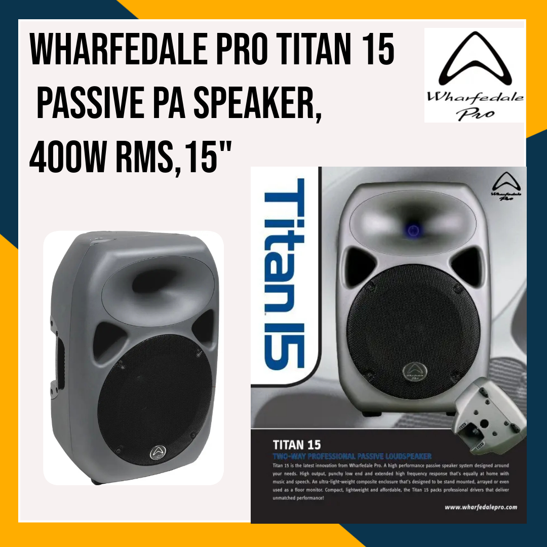 Wharfedale Pro - TITAN 15 Professional Passive Speaker Pair